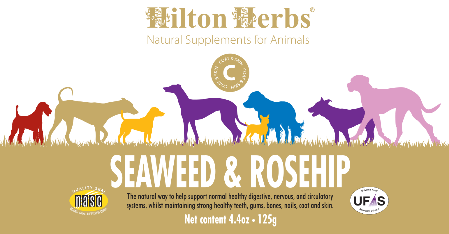 Seaweed & Rosehip - whole label